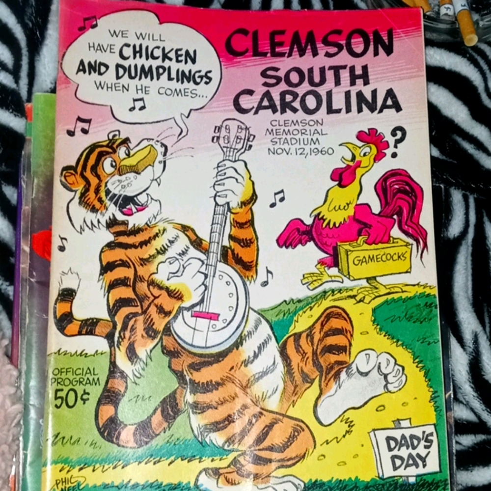 VINTAGE CLEMSON FOOTBALL PROGRAM